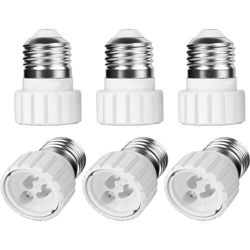 E27 to GU10 Socket Converter PBT Lamp Holder Adapter for LED Bulbs Maximum Wattage 200W Maximum Voltage 250V desk lamp fixture