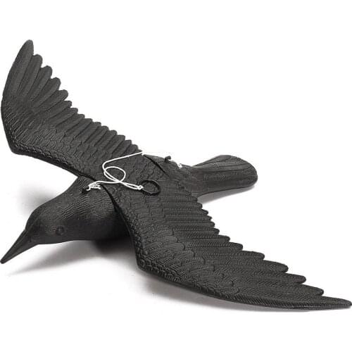 Plastic Realistic Flying Bird Decoy Model Garden Repeller Ornament
