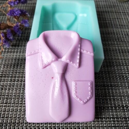 PRZY clothes shirt silicone soap mold handmade mould DIY silicone mold for soap making moulds resin clay molds
