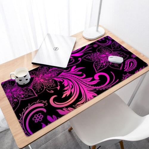 Flowers Pattern Rubber Mouse Durable Desktop Mousepad Super Grande Large Game 2020 Hot Sales Large Game Mouse Pad