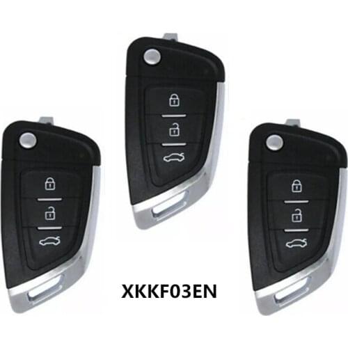 3pcs XKKF03EN Universal 3 Buttons VVDI2 Wire Remote Car Key for Xhorse Key Programmer mini key tool VVDI Key Tool MAX forBMW