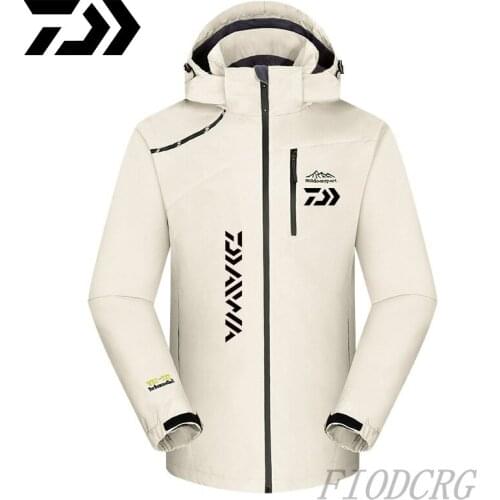 Daiwa Female&male Windbreaker Outdoor Fishing Jacket Men Water Resistant Climbing Camping Hiking Coat Trekking Fishing Jackets