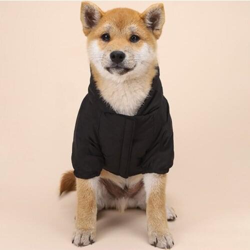 Winter Pet Dog Coat for Small Medium Dogs Fashion Letter French Bulldog Schnauzer Jacket Thicken Warm Pug Puppy Clothes PDC0118