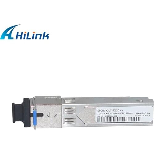 Free shipping! 1.25G EPON OLT PX20++ SFP Module TX1310/RX1490nm 20Km SC Connector Reach 20km