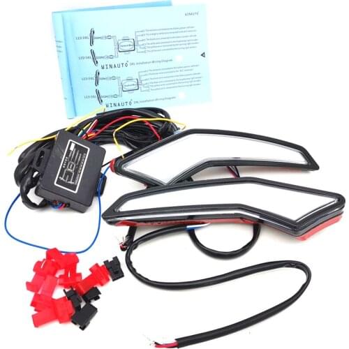 1 Pair LED Front Bumper Fog Lamp DRL Light For Corolla 2020-2021 L LE XLE