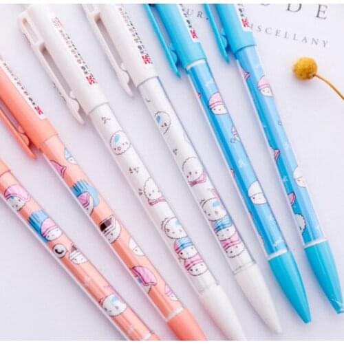 3X Fresh Sushi Press Automatic Mechanical Pencil Writing Pencil School Supply Student Stationery 0.5mm