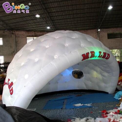 4.5X3.9X2.9 meters white inflatable igloo tent / inflatable sphere tent / inflatable globe tent toys