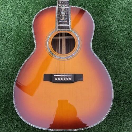 Spruce top 00045 acoustic guitar 100% all real abalone 000 45 acoustic electric guitar free shipping guitar