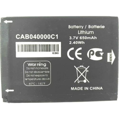 Westrock 650mAh CAB04000C1 battery for Alcatel OT203 cell phone