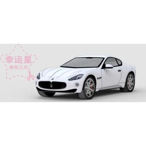 GT Supercar 3D Paper Model DIY Handmade Paper Die
