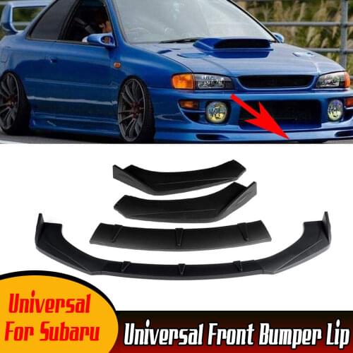 Car Front Bumper Lip Body Kit Spoiler Splitter Diffuser Protector For Subaru Bugeye Impreza WRX STI 1779-2002 BRZ Legacy Outback