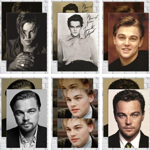 Leonardo DiCaprio Classic Movie Retro Poster Home Room Decorative Painting Wall Sticke