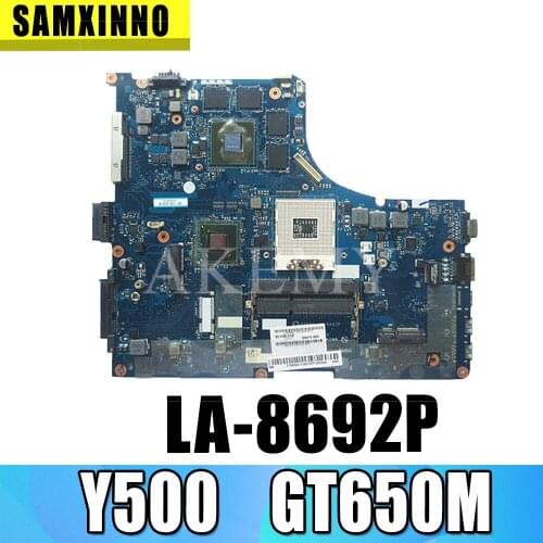 QIQY6 LA-8692P Laptop motherboard For Lenovo IdeaPad Y500 original mainboard GT650M