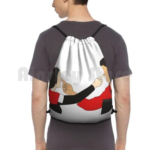 Love Is Friendship Backpack Drawstring Bag Riding Climbing Gym Bag Kuch Kuch Hota Hai Kkhh Bollywood Classic Bollywood