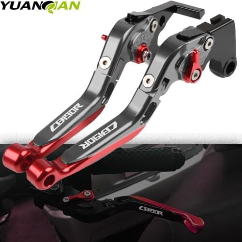 FOR CB190R Motorcycle Folding Extendable CNC Moto Adjustable Clutch Brake Levers For Honda CB 190R CB190R CB190 R 2015-2017 2016