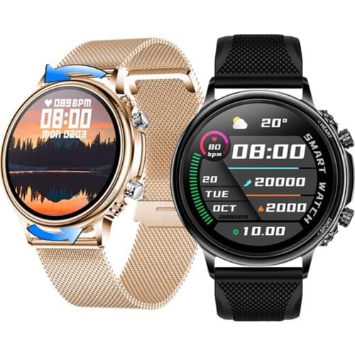 Smart Watch Men 1.32inch Full Touch Screen 360*360 Resolution Blood Pressure Call Whatsapp Notification Samrtwatch Women CF81