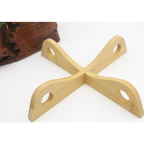 Tray Rack Detachable Wood Table Mat Kitchen Pot Heat Insulated Cooling Dish Potholders Gadget Holder