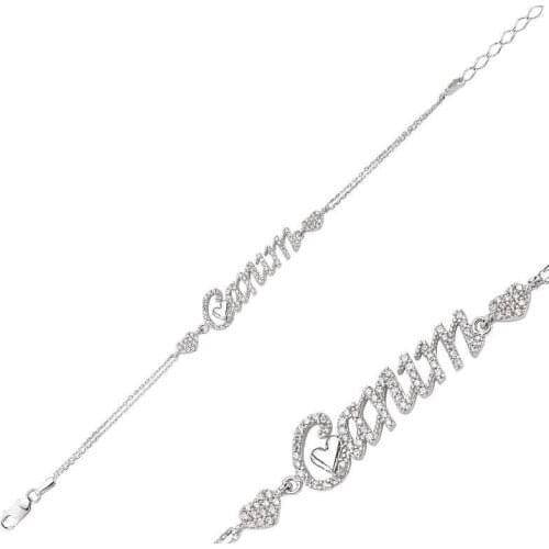 Tevuli 925 Sterling Silver Dear Printed Womens Bracelet