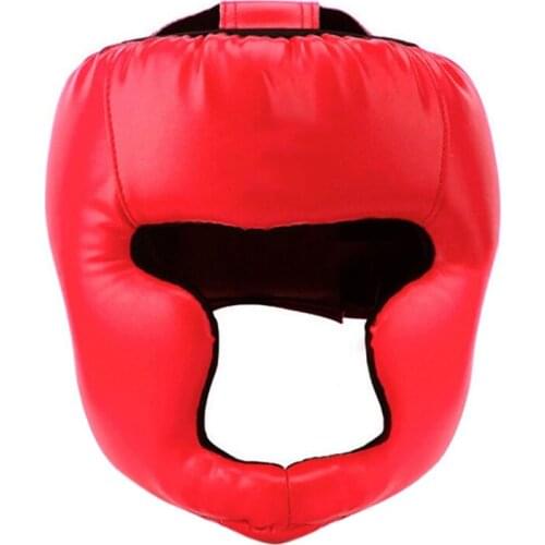 Boxing Sanda Protective Gear Helmet Boxing Training Enclosed Helmet Muay Thai Fighting Protection Head Protector Guard