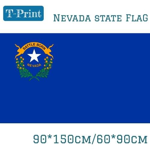 3x5 FT USA State of Nevada Flag American Flag 90*150cm 60*90cm Digital Printing Activities Decorative Banner