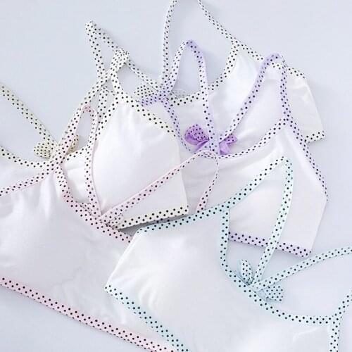 5pcs Teens Cotton Lace Puberty Girls Bra Sports Underwear for Teenager Girl Training Bra Children Kids Underwear Clothing