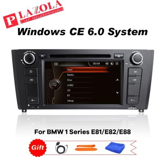 7 inch Car Stereo DVD Radio Player Navigation GPS For BMW 1 Series 120 E81 E82 E88 2007-2014 ONE Din RDS Car Stereo accessories