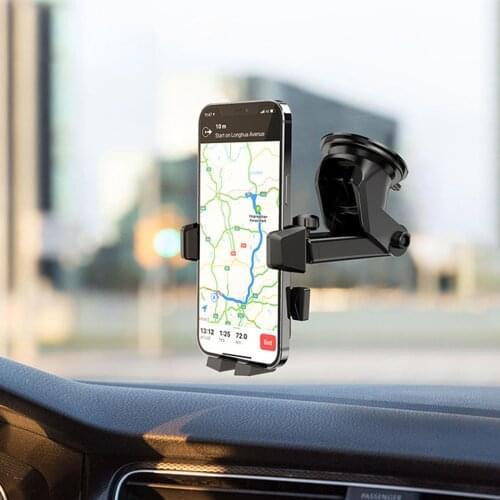 Car Phone Holder Mobile Phone Holder Stand In Car No Magnetic GPS Mount Support For IPhone 11 Pro Xiaomi Samsung