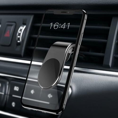 Car Phone Holder Universal Mobile Car Magnet Holder Anti-fall Design Metal Magnet Holder Anti-fall