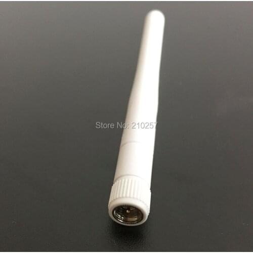 Free Shipping 10pcs 2-3 Dbi Sma Male Connector White Antenna 2.4Ghz Antenee for Router Network