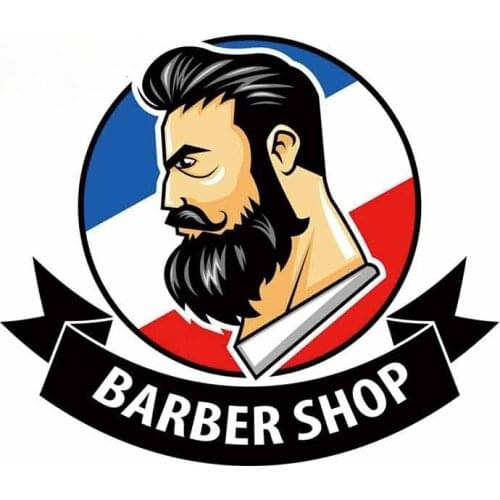 Personality Design Barber Shop Auto Decal DIY Occlusion Scratch Fashion Decals Car Stickers Decoration Suitable for VAN RV