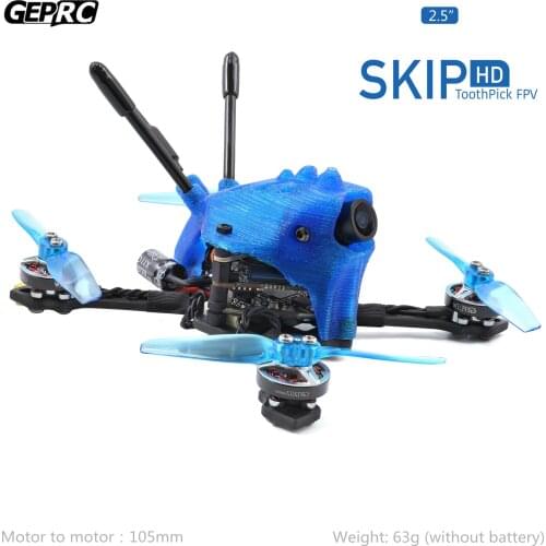 GEPRC SKIP HD 2.5inch ToothPick Quadcopter 5.8G FPV Caddx baby turtle V2 GEP-12A-F4 GR1202 Motors