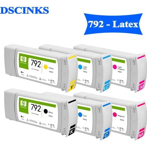 Latex ink 792 Remanufactured Ink Cartridge for hp 792 HP Latex 210 260 280 Designjet L26100 L26500 L28500 Printer Ink Cartridge