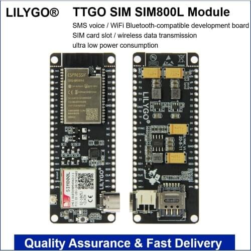 LILYGO® TTGO T-Call V1.4 ESP32 Wireless Communication Module FPC Antenna SIM Card SIM800L Module
