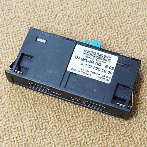 A1728201600 FOR MERCEDES-BENZ GL GLE X166 C292 USB HUB INPUT/CONNECTOR CONTROL MODULE 1728202826 A172 820 16 00
