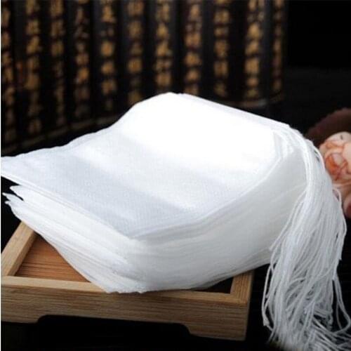 Food Grade Empty Scented Tea Bags Infuser Teabags 5.5 X 7CM With String Heal Seal Filter Paper For Herb Loose Tea Strained Tea