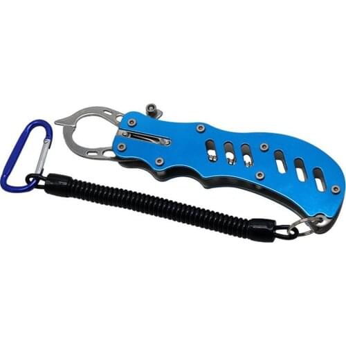 Stainless Steel Fishing Grip Plier Fish Lip Gripper Tool Clamp Tackle Accessory Fishing Grip