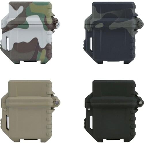Tactical Lighter Shell Storage Case Lighter Container Organizer Holder For Zippo Inner Tank Outdoor Camping Hiking Survival Tool