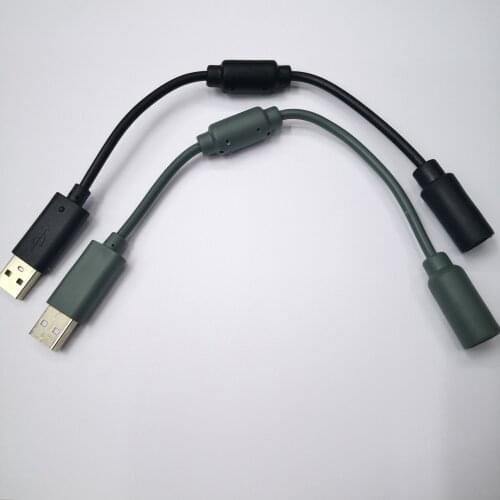 10pcs/lot USB Dongle Breakaway Connection Cable Cord Adapter for Xbox 360 Controller Accessories