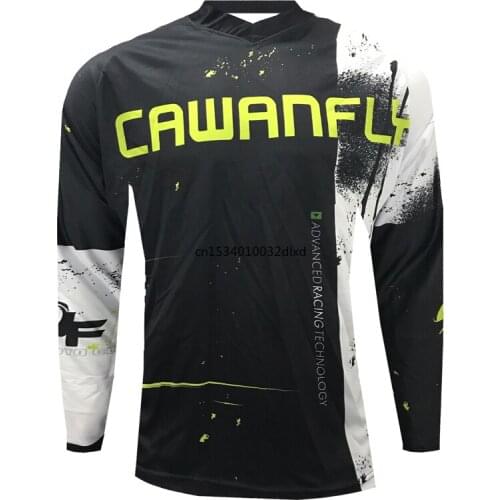 BMX race jersey youth mountain bike downhill jersey cycling motocross shirts long sleeve enduro jersey cooling