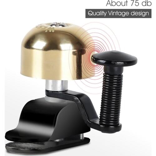 Bike Bell Bicycle Ring Bell with Loud Crisp Clear Sound for Mountain Bike Road Bike Safety Cycling Bicycle Handlebar Bell