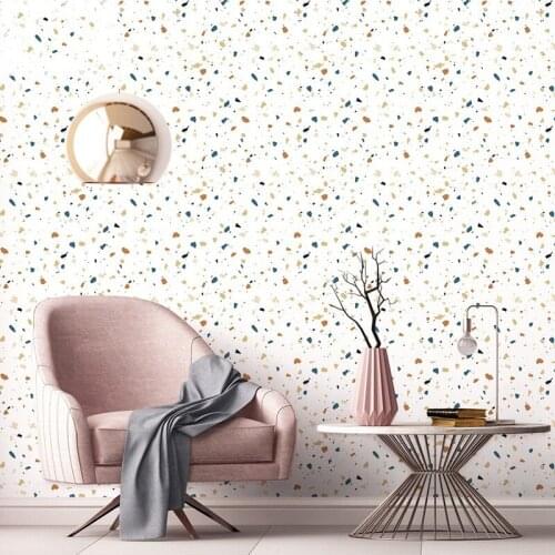 Terrazzo PVC Waterproof Self Adhesive Wallpaper for Living Room Kids Bedroom Decor Wall Sticker Kitchen Cabinet Contact Paper