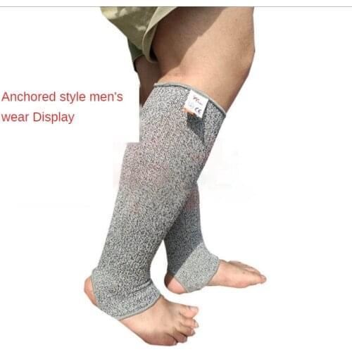 Factory custom spot cut scratch leg cover glass factory protection breathable wear work