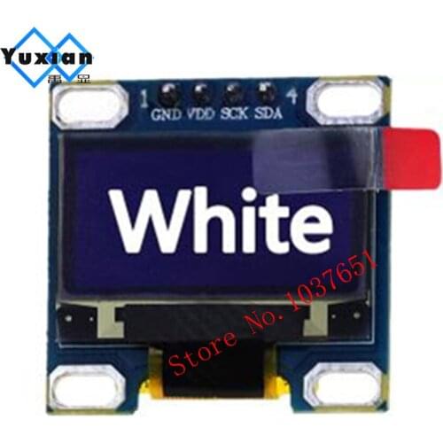0.96 inch IIC Serial White OLED Display Module 128X64 I2C SSD1315 12864 LCD Screen Board GND VCC SCL SDA 0.96" oled