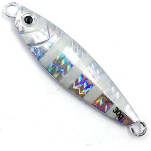 1PCS Slowing Fishing Lure Vibration Travel Supplies Weights 30g Spoon Hard Baits Artificial Bait Tackle Jigging Fishing Bait