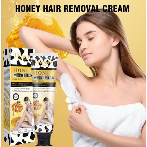 100ML Disaar Honey Milk Mild Hair Removal Cream Armpit Thigh Arm Men Women Painless Cream Remover Armpit Legs Hair Body Care
