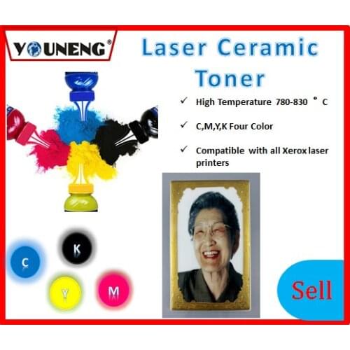 800 degree high temperature color ceramic toner powder Compatible For Ricoh and Xerox model vitrotype Print