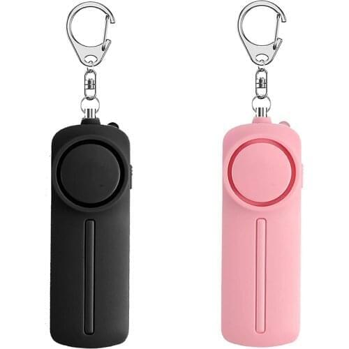 Safe Personal Alarm Clock Keychain,130 DB Loud Alarm Protection Device,With LED Light,For Ladies,Children,Seniors,Etc