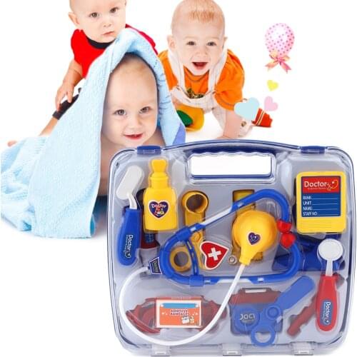 Kids Doctor Toys Pretend Play Set For Children Doctor Set Medicine Box Role Play Educational Baby Toy Doctor Kit Classic Toys