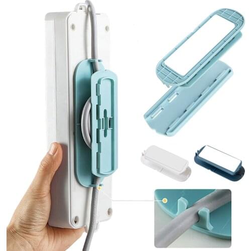 Home-free Plug-in Board Router Line Board Holder Wall-mounted Power Strip Fixator Tissue Box Holder Without Perforation Install