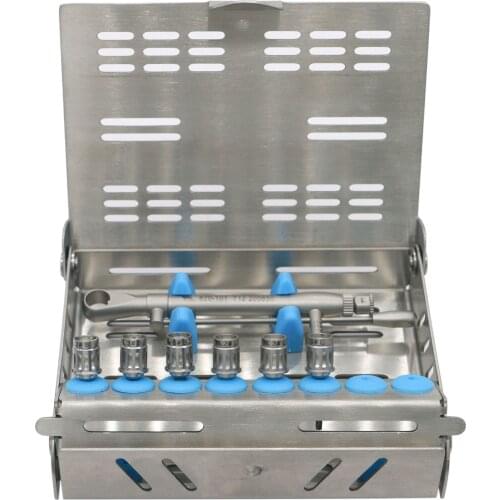 Dental Implant Restoration tool 5-55NCM Universal Implant Torque Screw Ratchet Drivers & Wrench Kits